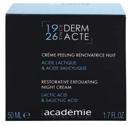 Academie Derm Acte Restorative Exfoliating Night Cream Ночной обновляющий крем-эксфолиант для лица (фото modal 2)