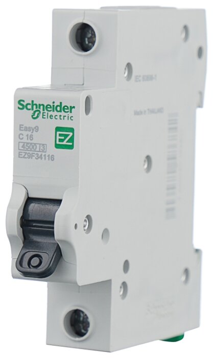 Автоматический выключатель Schneider Electric Easy 9 1P (C) 4,5kA (фото modal 1)