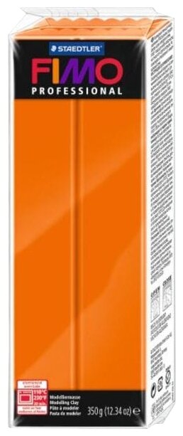 Полимерная глина FIMO Professional 350 г оранжевый (8001-4) (фото modal 1)