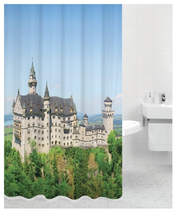 Штора для ванной Bath Plus Neuschwanstein 180х200 (фото modal 1)