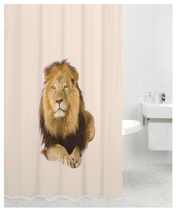 Штора для ванной Bath Plus Lion King 180х200 (фото modal 1)
