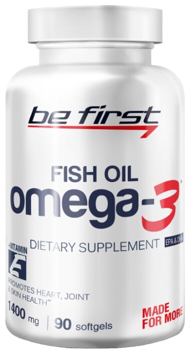 Омега жирные кислоты Be First Omega-3 + Vitamin E (90 шт.) (фото modal 1)