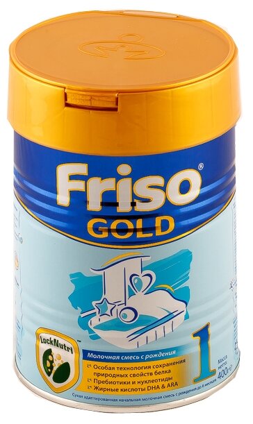 Смесь Friso Frisolaс Gold 1 (с 0 до 6 месяцев) 400 г (фото modal 1)