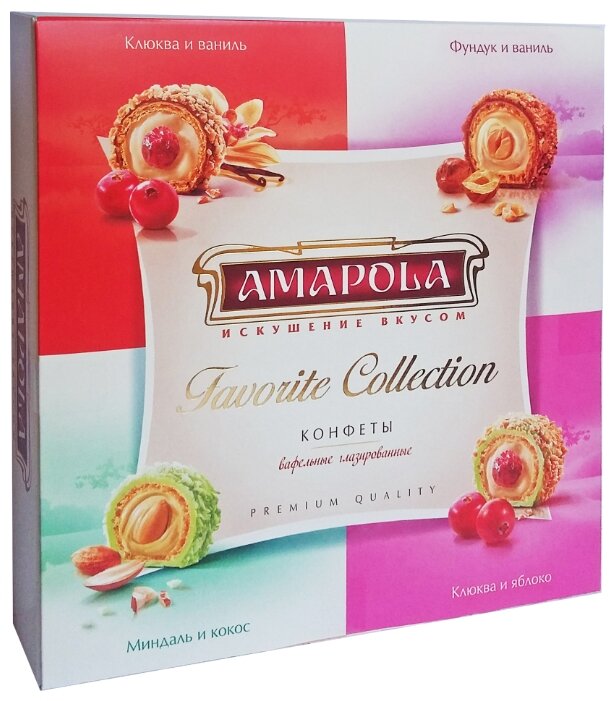 Набор конфет Amapola Favorite Collection ассорти 153 г (фото modal 1)