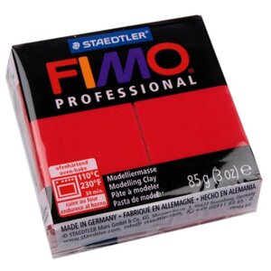 Полимерная глина FIMO Professional запекаемая 85 г пунцовый (8004-29) (фото modal nav 1)