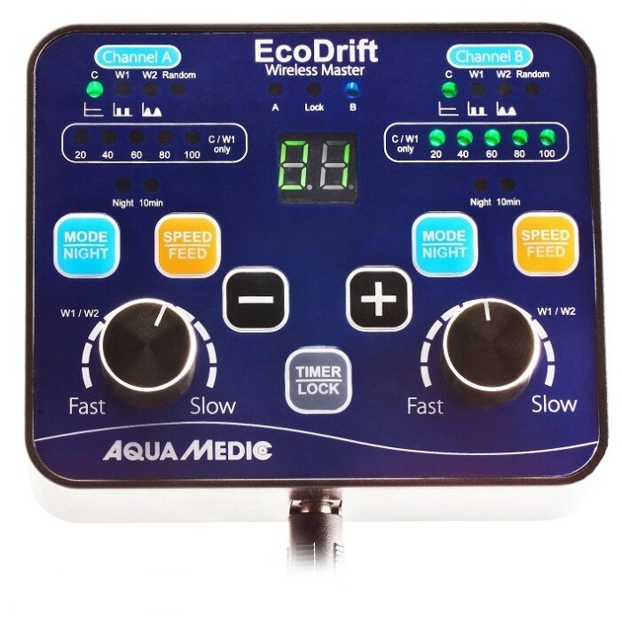 Контроллер Aqua Medic беспроводной для помп ECODrift 2-х канальный (фото modal 1)