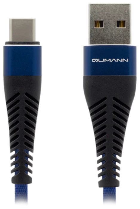 Кабель Qumann USB - USB Type C 1 м (фото modal 6)