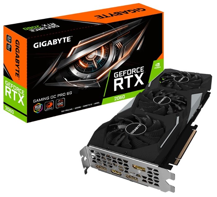 Видеокарта GIGABYTE GeForce RTX 2060 1830MHz PCI-E 3.0 6144MB 14000MHz 192 bit HDMI HDCP GAMING PRO OC (фото modal 5)