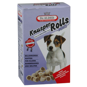 Лакомство для собак Dr. Alder`s Knusper Rolls Mini с ягненком и рисом (фото modal nav 1)