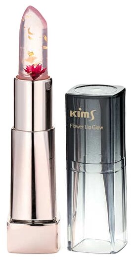 Kims Помада-бальзам Flower Lip Glow Crystal Red (фото modal 1)