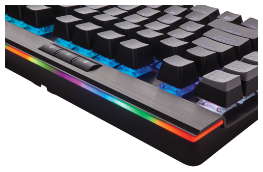 Клавиатура Corsair K95 RGB PLATINUM Rapidfire (CHERRY MX RGB Speed) Black USB (фото modal 7)