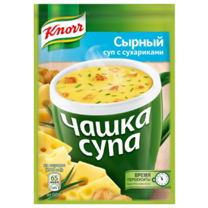 Knorr Чашка супа Сырный суп с сухариками 16 г (фото modal nav 1)