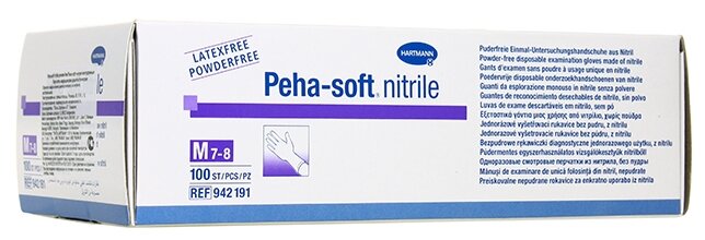 Перчатки смотровые Hartmann Peha-soft nitrile (фото modal 8)