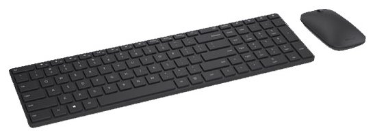 Клавиатура и мышь Microsoft Designer Bluetooth Desktop Black Bluetooth (фото modal 1)