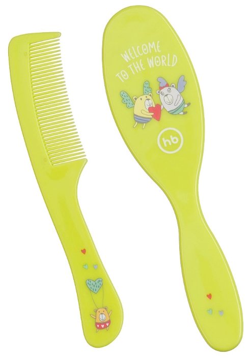 Набор расчесок Happy Baby Brush & Comb Set 17000 (фото modal 1)