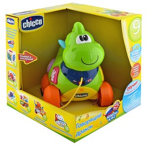 Каталка-игрушка Chicco Говорящий дракон (69033) со звуковыми эффектами (фото modal nav 3)
