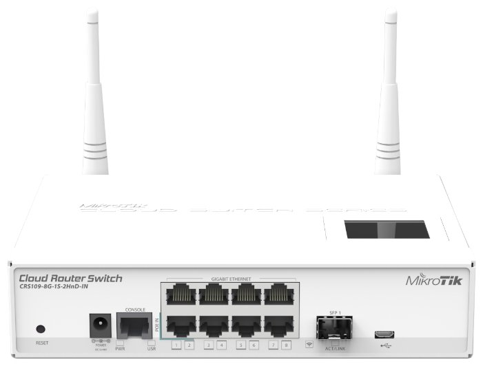 Wi-Fi роутер MikroTik CRS109-8G-1S-2HnD-IN (фото modal 1)