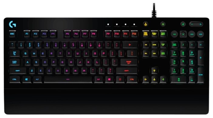 Клавиатура Logitech G G213 Prodigy RGB Gaming Keyboard Black USB (фото modal 1)