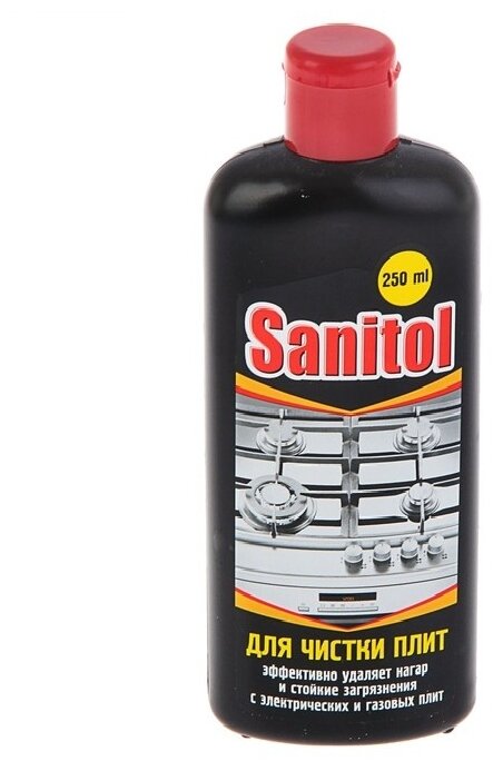 Средство для чистки плит, жидкость Sanitol (фото modal 1)