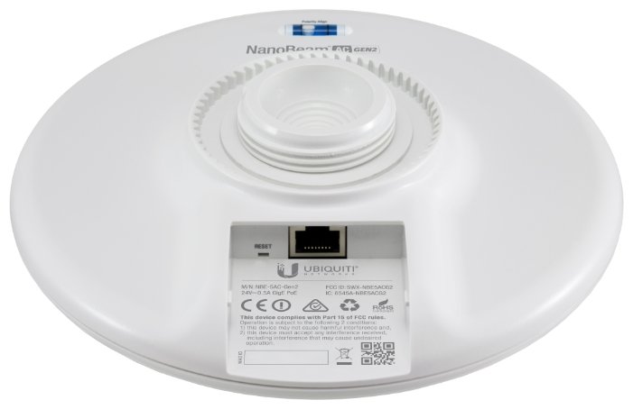 Wi-Fi роутер Ubiquiti NanoBeam 5AC Gen2 (фото modal 5)