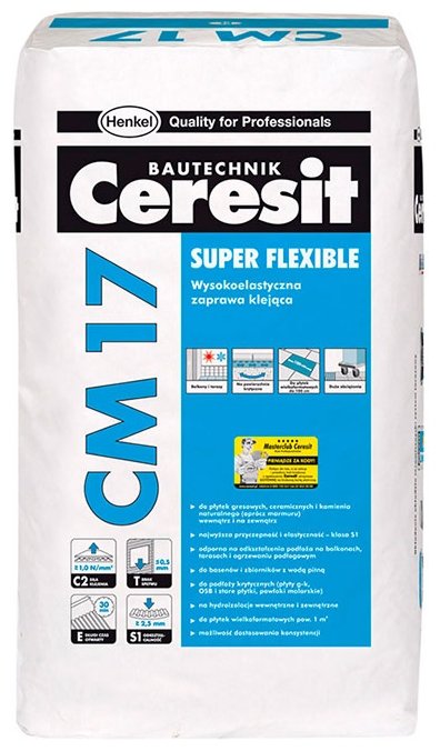 Клей Ceresit СМ 17 Super Flex 25 кг (фото modal 2)