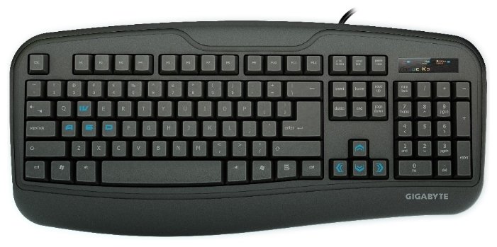 Клавиатура GIGABYTE Force K3 Black USB (фото modal 1)