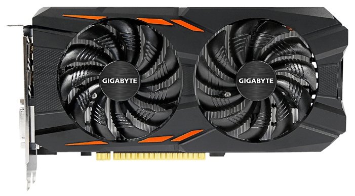Видеокарта GIGABYTE GeForce GTX 1050 Ti 1328Mhz PCI-E 3.0 4096Mb 7008Mhz 128 bit DVI 3xHDMI HDCP Windforce OC (фото modal 1)