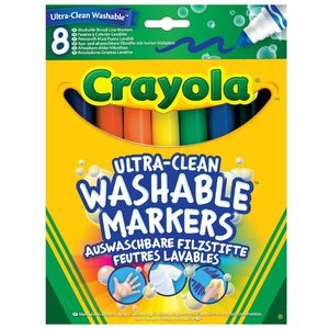 Crayola Фломастеры смываемые 8 шт. (58-8328) (фото modal nav 1)