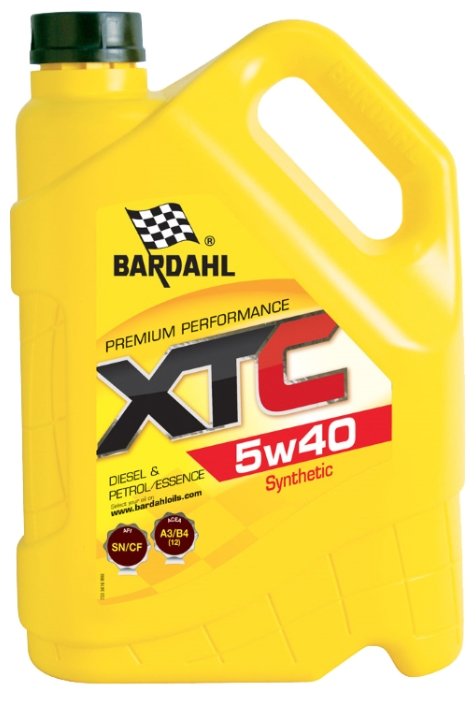 Моторное масло Bardahl XTC 5W-40 5 л (фото modal 1)