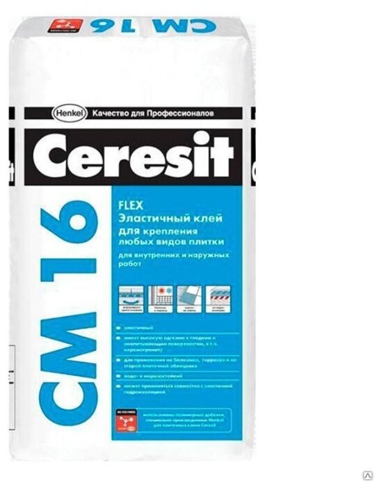 Клей Ceresit CM 16 Flex 25 кг (фото modal 1)