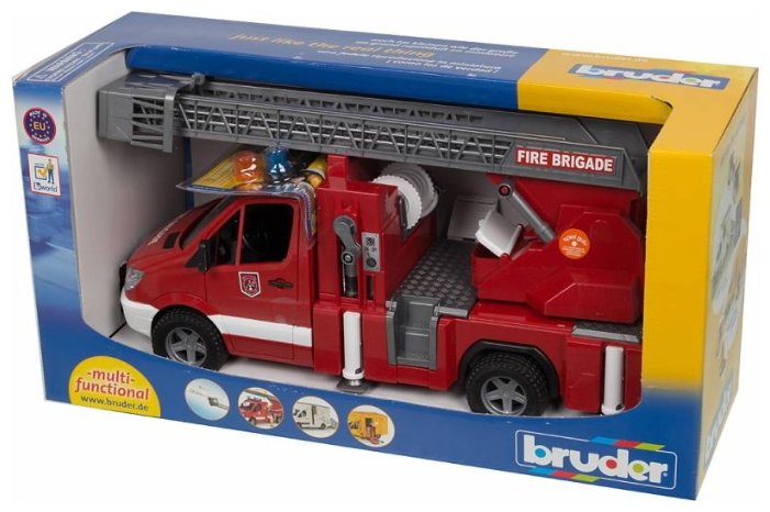 Пожарный автомобиль Bruder Mercedes-Benz Sprinter (02-532) 1:16 45 см (фото modal 7)