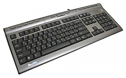 Клавиатура A4Tech KLS-7MUU Silver-Black PS/2 (фото modal 1)