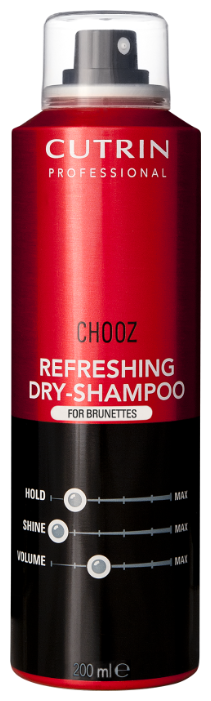 Сухой шампунь Cutrin Chooz Refreshing for brunettes, 200 мл (фото modal 1)