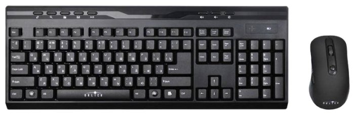 Клавиатура и мышь Oklick 280 M Black USB (фото modal 1)