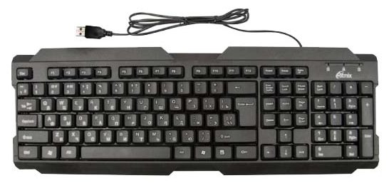 Клавиатура Ritmix RKB-121 Black USB (фото modal 1)