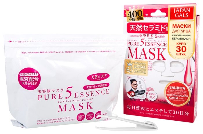 Japan Gals маска Pure 5 Essence с натуральными керамидами (фото modal 3)