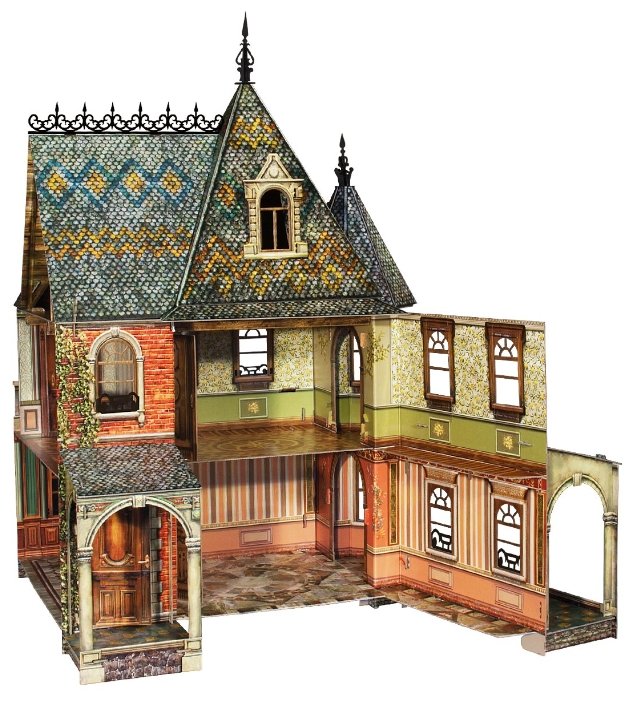 Сборная модель Умная Бумага Кукольный дом (283) (фото modal 2)