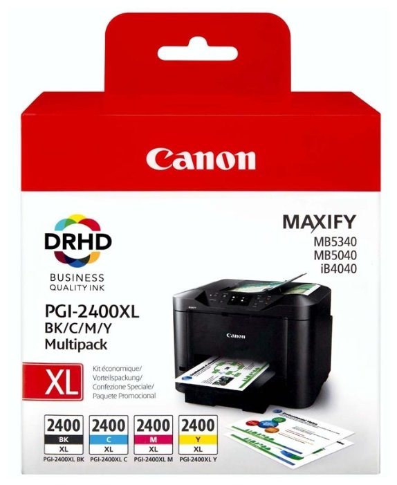 Картридж Canon PGI-2400 BK/C/M/Y XL Multipack (9257B004) (фото modal 1)