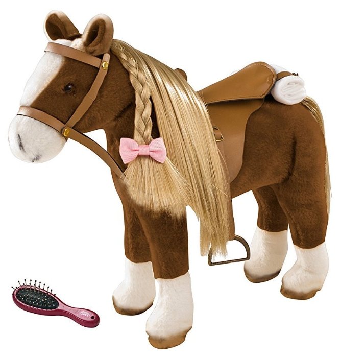 Gotz коричневая лошадь с расчёской (3402375) (фото modal 1)