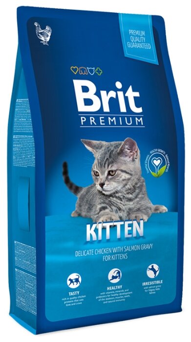 Корм для кошек Brit (1.5 кг) Premium Chicken Kitten (фото modal 1)