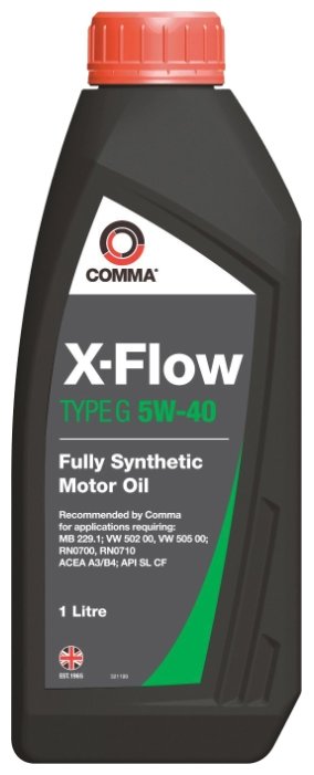 Моторное масло Comma X-Flow Type G 5W-40 1 л (фото modal 1)
