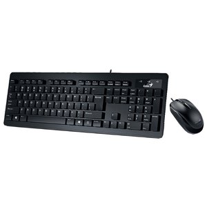Клавиатура и мышь Genius SlimStar C130 Black USB (фото modal nav 1)