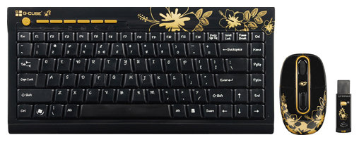 Клавиатура и мышь G-CUBE GRKSA-610SS USB (фото modal 1)