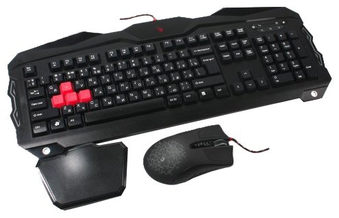 Клавиатура и мышь A4Tech Bloody B2100 Black USB (фото modal 1)