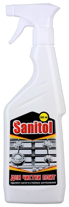 Средство для чистки плит, жидкость Sanitol (фото modal 3)