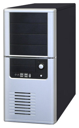 Компьютерный корпус Ascot 6AR6/360 Black/silver (фото modal 1)