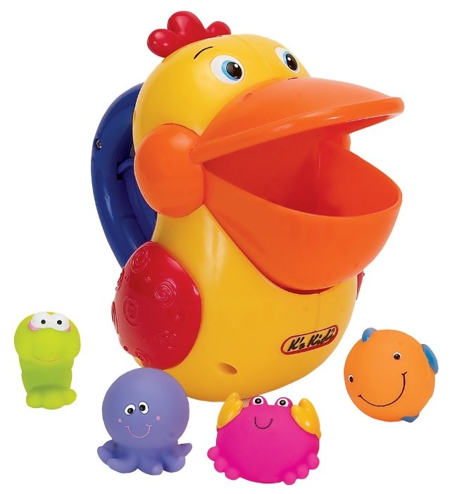 Игрушка для ванной K's Kids Голодный пеликан (KA422) (фото modal 1)