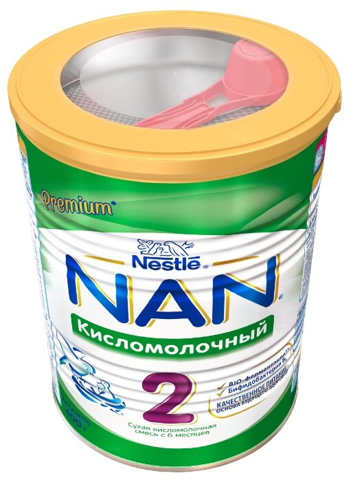 Смесь NAN (Nestlé) Кисломолочный 2 (с 6 месяцев) 400 г (фото modal 2)