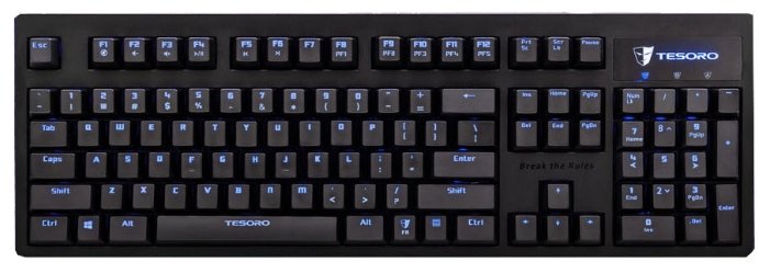 Клавиатура TESORO Excalibur (Kailh Red) Black USB (фото modal 1)