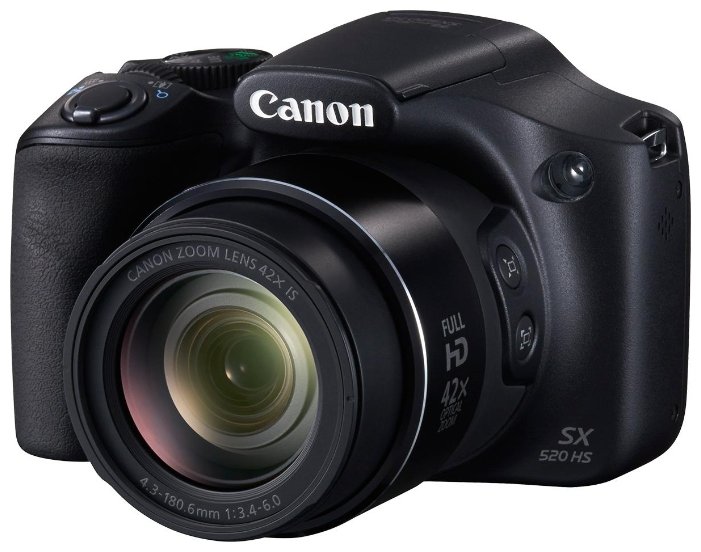 Компактный фотоаппарат Canon PowerShot SX520 HS (фото modal 1)